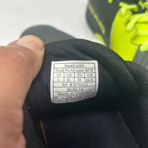 Head Revolt Pro 4.0 Junior Tennis Shoe - Picture 5 of 5